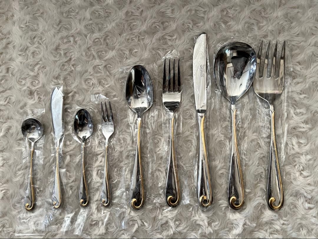 アズマ　カトラリーセット　AxZ 金彩　ディナーセット〈29本セット〉