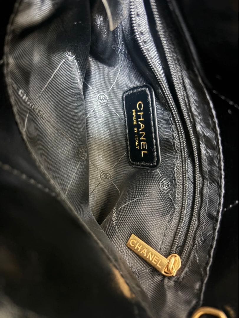 CHANEL MAKEUP パールチェーン キルティング バッグ ノベルティ