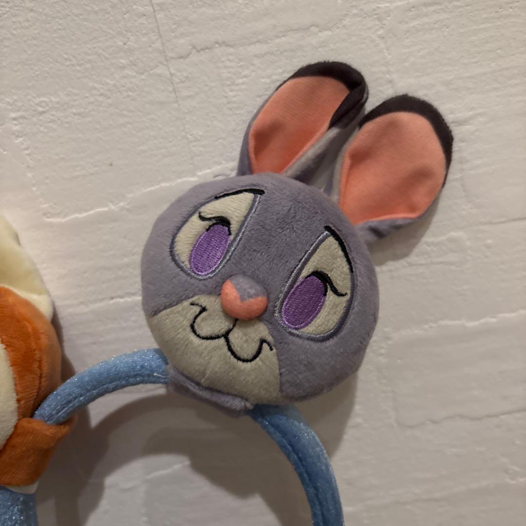 香港ディズニー限定カチューシャ】 ズートピア ニックジュディ カスタ