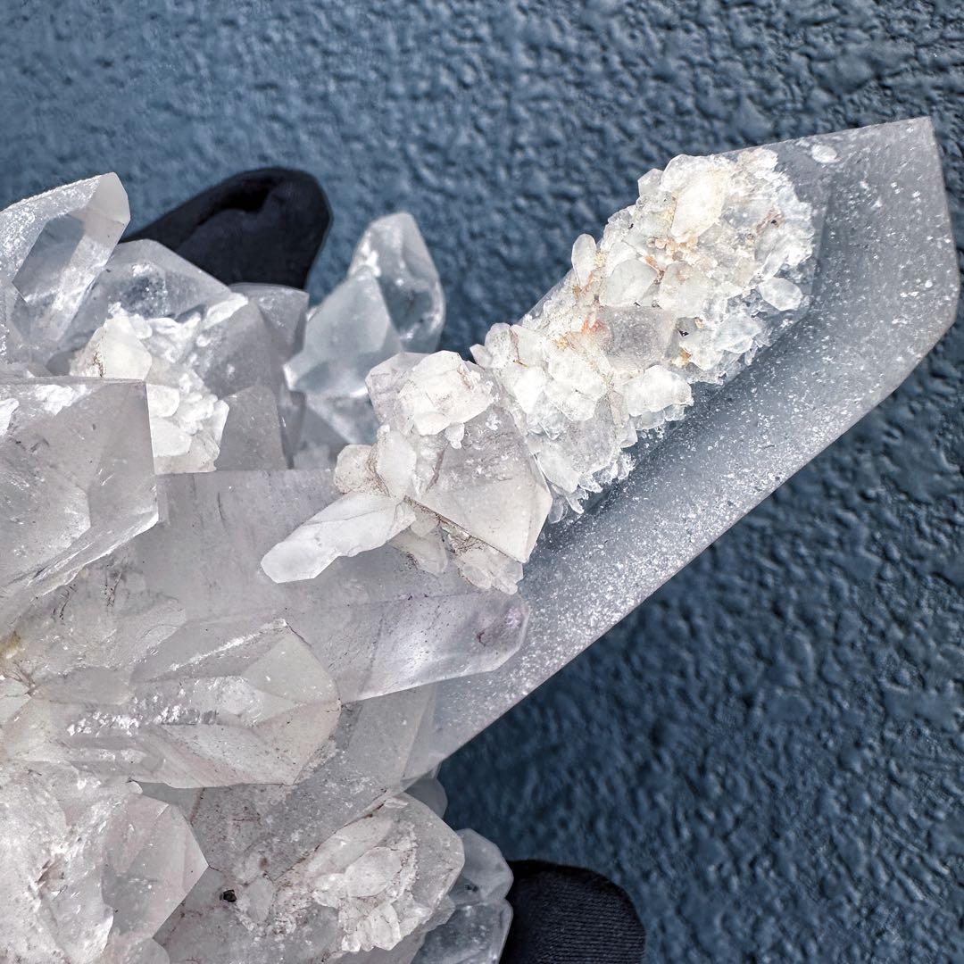 爆レア❗️浄化❗️レインボー☆超強いパワー ヒマラヤ クラスター 天然石A1352