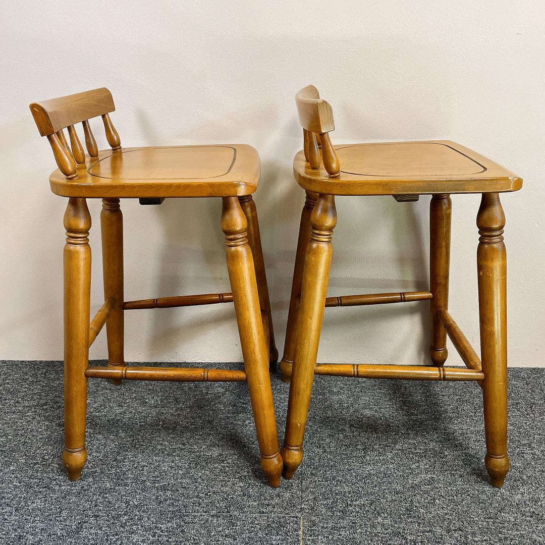 希少　KOIZUMI 小泉 カウンターチェア 2脚 ヴィンテージ　アンティーク