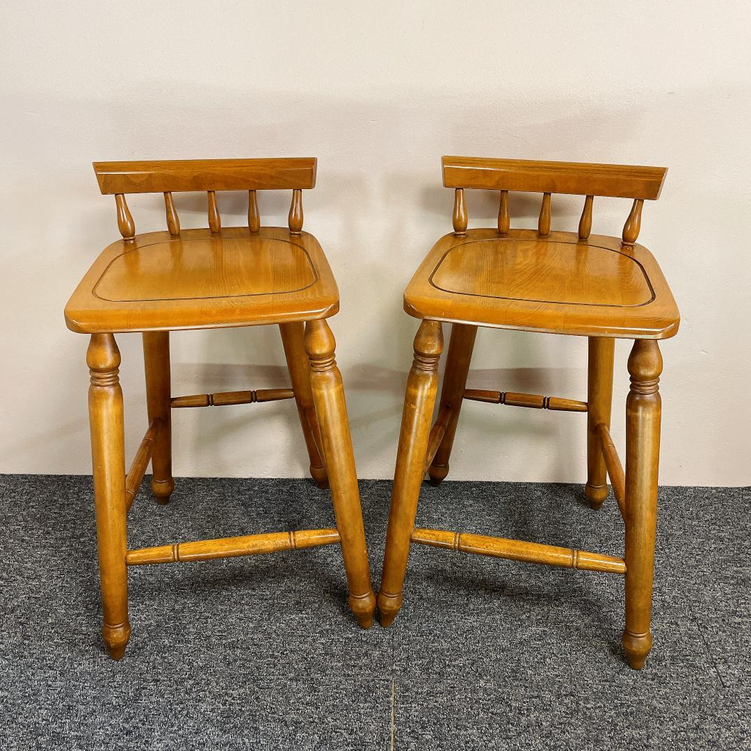 希少　KOIZUMI 小泉 カウンターチェア 2脚 ヴィンテージ　アンティーク