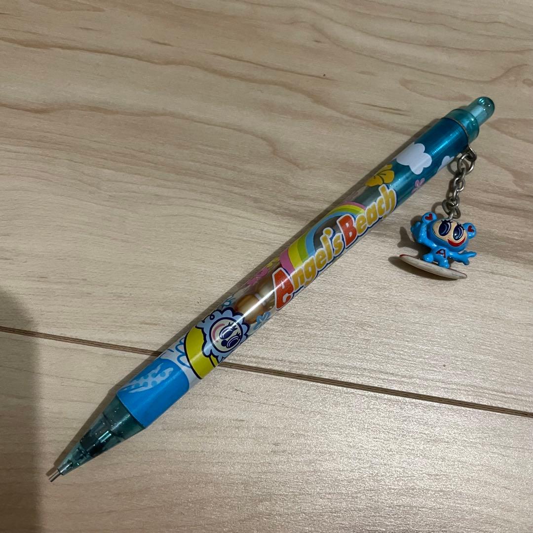 エンジェルブルー シャーペン マスコット付き - メルカリ