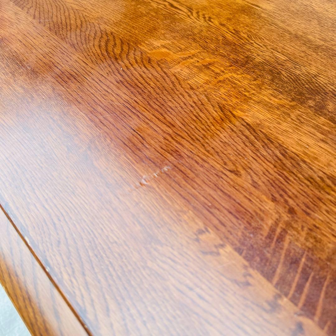 文机　座机　デスク　テーブル　鍵付き　レトロ