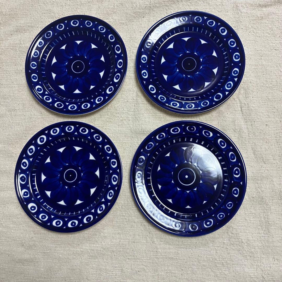 アラビア　ヴァレンシア　Valencia Bread Plate 17cm 4枚