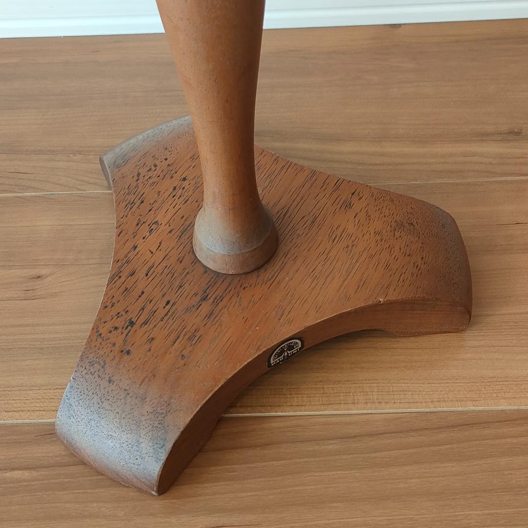 〈希少〉オールドマルニ　ヘキサグラム　灰皿　スモークスタンド　マホガニー