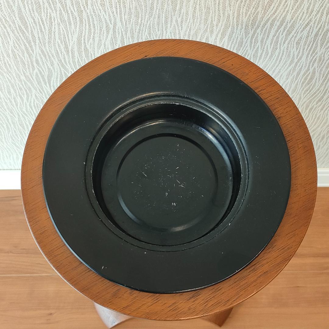 〈希少〉オールドマルニ　ヘキサグラム　灰皿　スモークスタンド　マホガニー