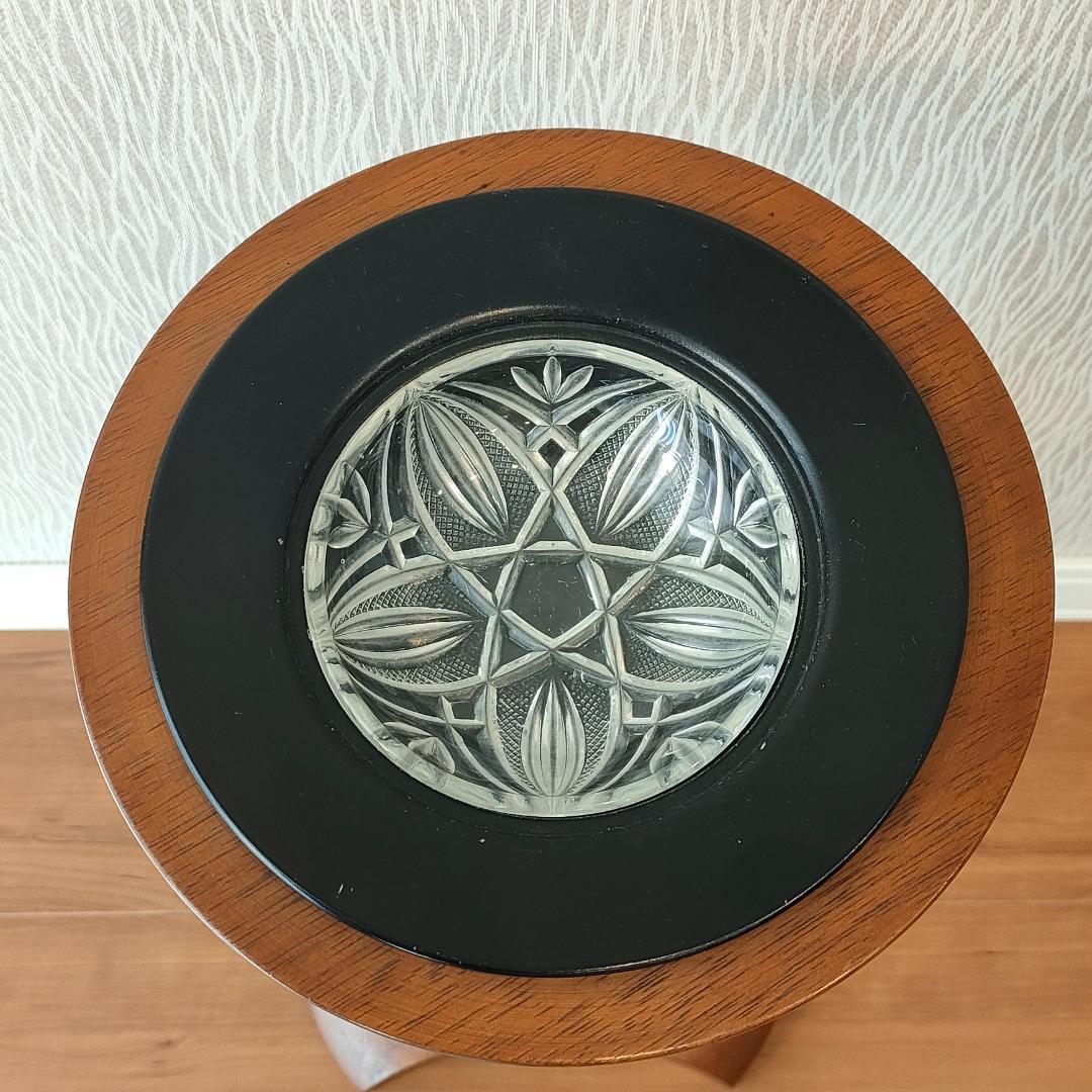 〈希少〉オールドマルニ　ヘキサグラム　灰皿　スモークスタンド　マホガニー