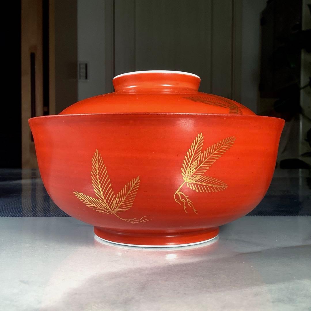 『冬うー特価』　たち吉　蓋付椀　煮物椀　5客