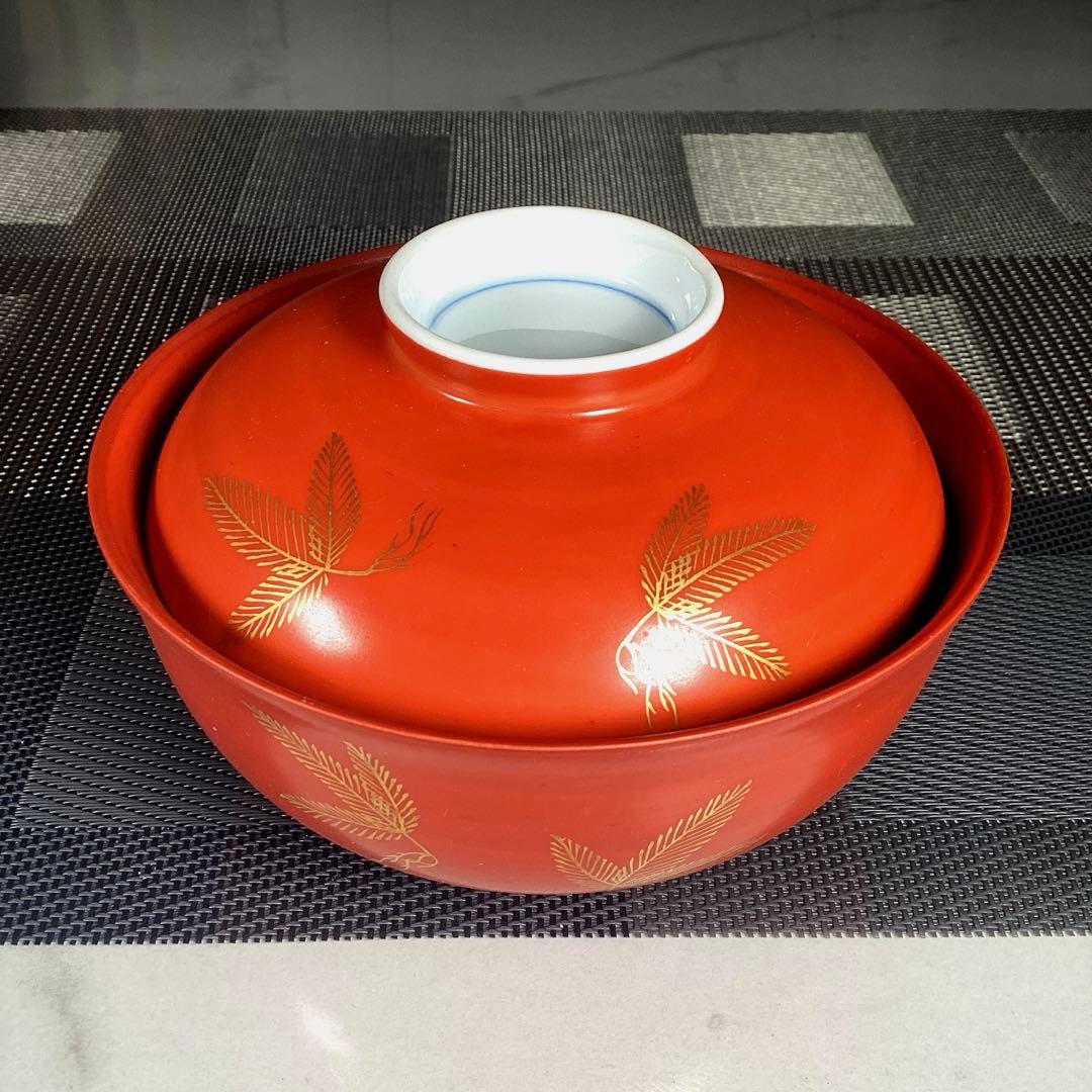 『冬うー特価』　たち吉　蓋付椀　煮物椀　5客