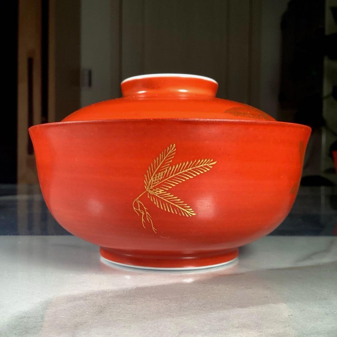 『冬うー特価』　たち吉　蓋付椀　煮物椀　5客