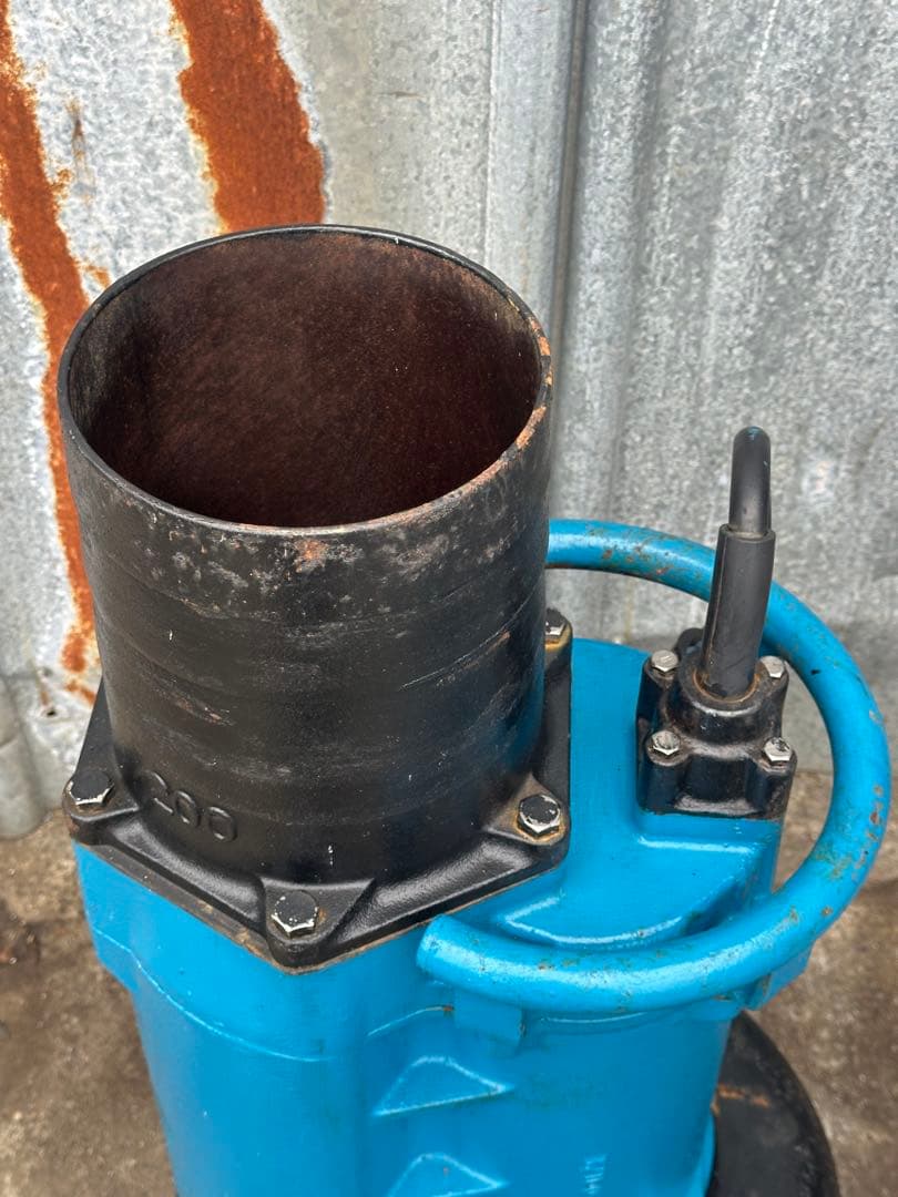 大1.ツルミ排水用水中ポンプKRS-85.5 三相200V 50Hz 5.5kW