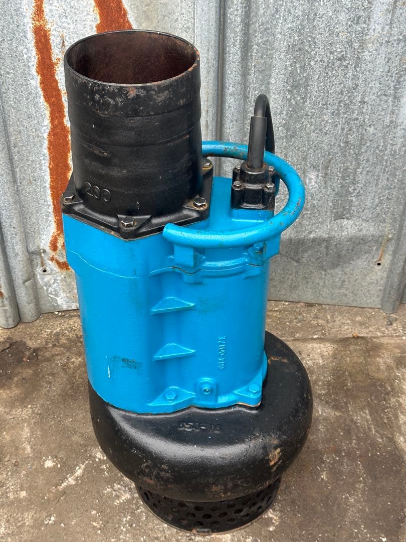 大1.ツルミ排水用水中ポンプKRS-85.5 三相200V 50Hz 5.5kW