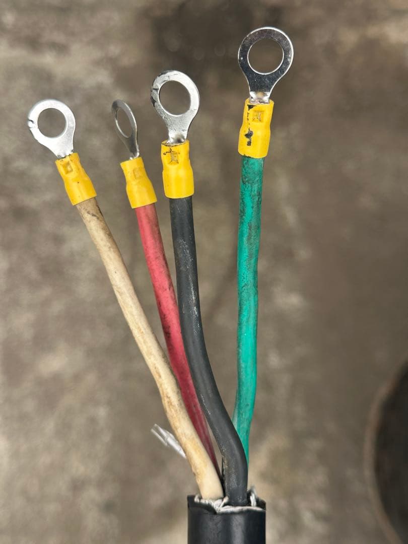 大1.ツルミ排水用水中ポンプKRS-85.5 三相200V 50Hz 5.5kW