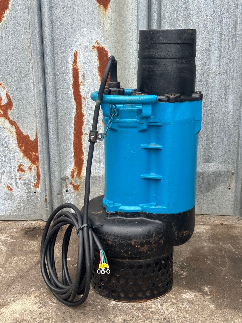 大1.ツルミ排水用水中ポンプKRS-85.5 三相200V 50Hz 5.5kW