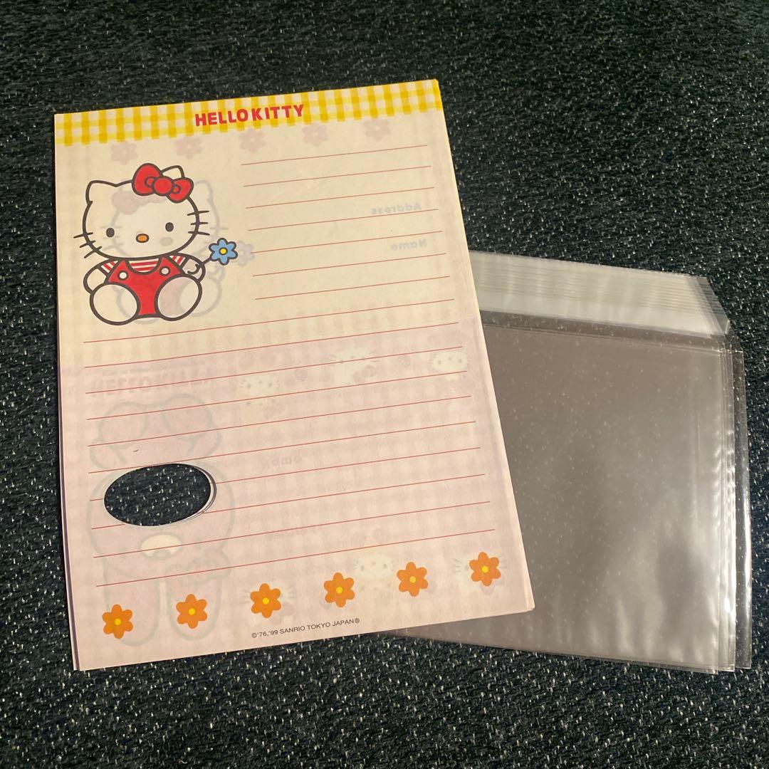 1999年 ハローキティ レターセット レトロ - メルカリ