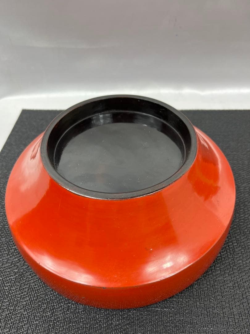 【箱入漆器】漆芸 御盆 アンティーク 2029