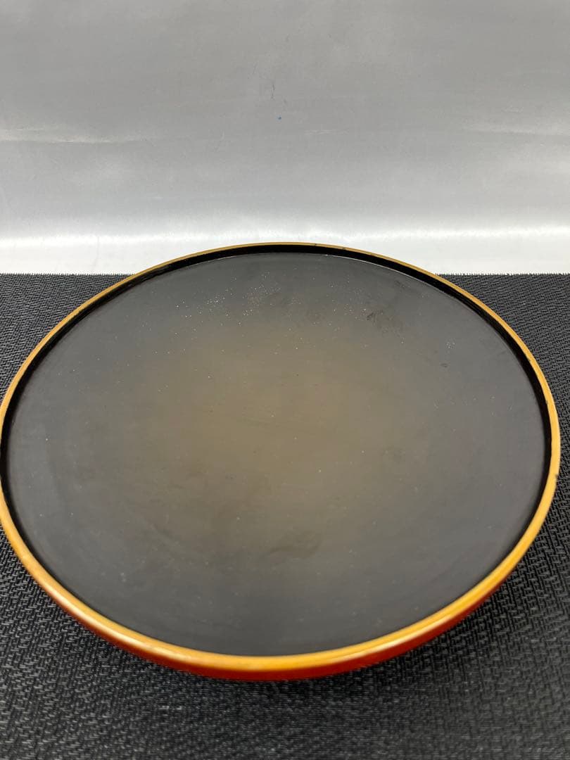 【箱入漆器】漆芸 御盆 アンティーク 2029