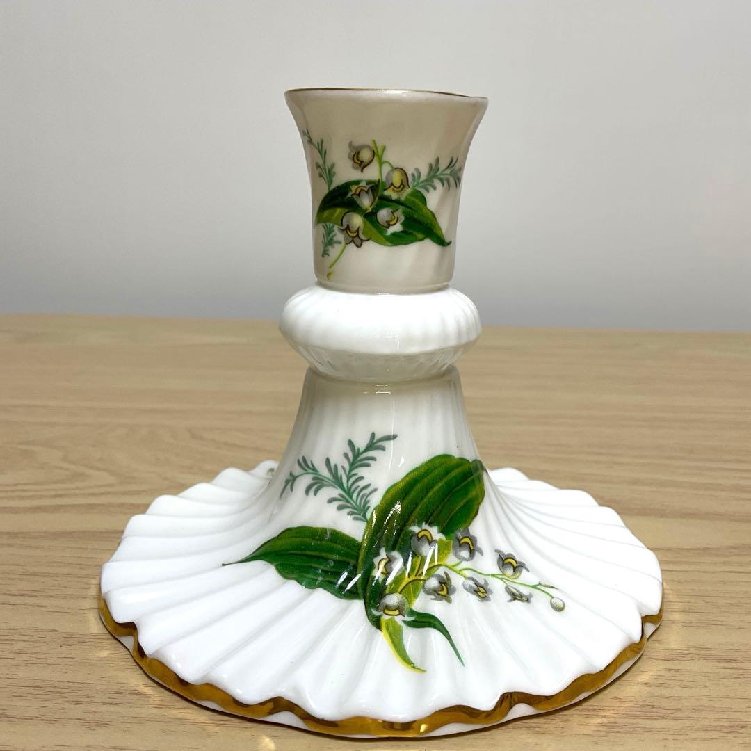 ハマースレイ　すずらん　キャンドルホルダー　①