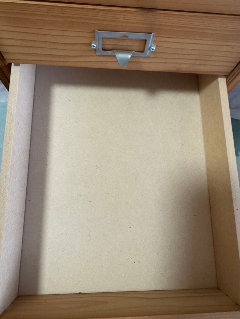 スリムチェスト 7段 木製 引き出し ナチュラル レトロ 北欧風 無垢材風 収納