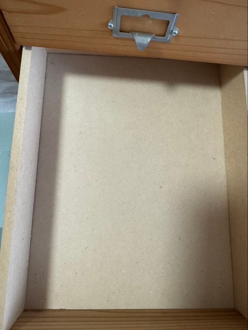 スリムチェスト 7段 木製 引き出し ナチュラル レトロ 北欧風 無垢材風 収納