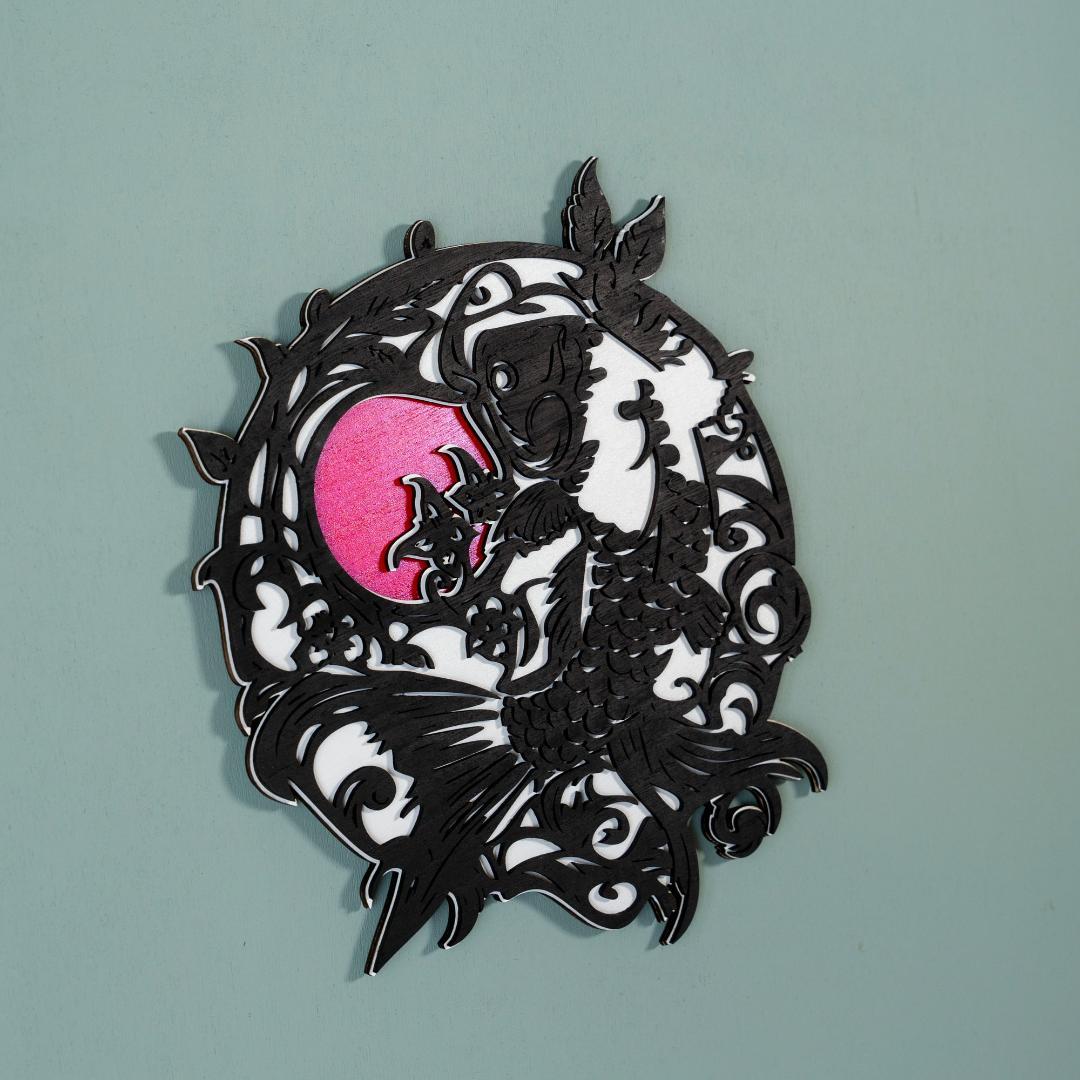 こいのぼり　季節飾り　 和の風を感じるウォールアート 【端午の節句】