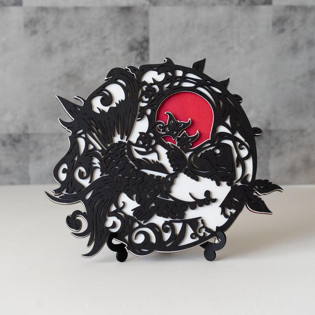 こいのぼり　季節飾り　 和の風を感じるウォールアート 【端午の節句】