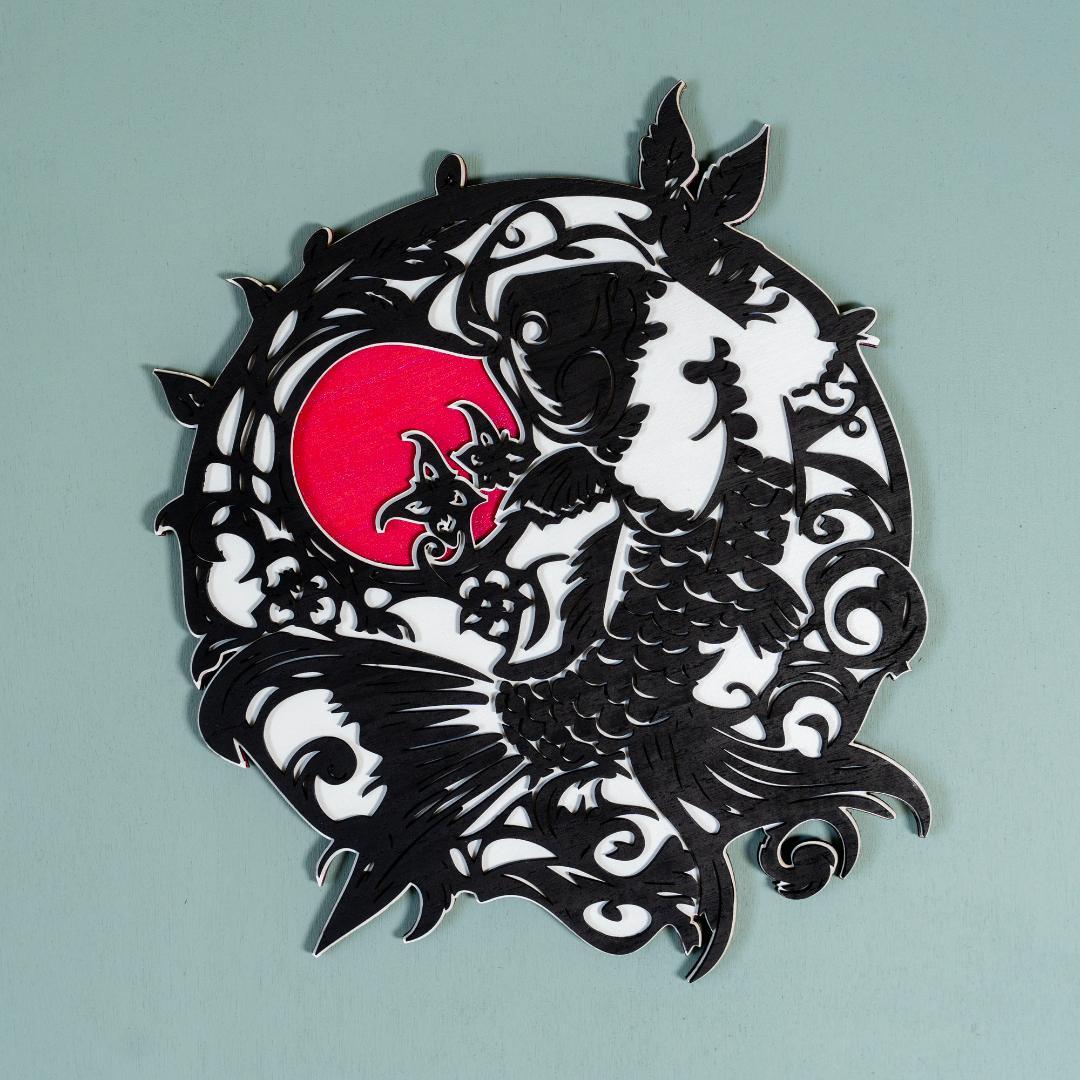 こいのぼり　季節飾り　 和の風を感じるウォールアート 【端午の節句】