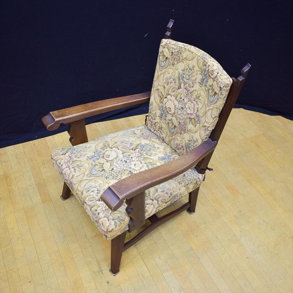 永田良介商店　神戸家具　オーク　アームソファ　1人掛け　1P　シングルソファ