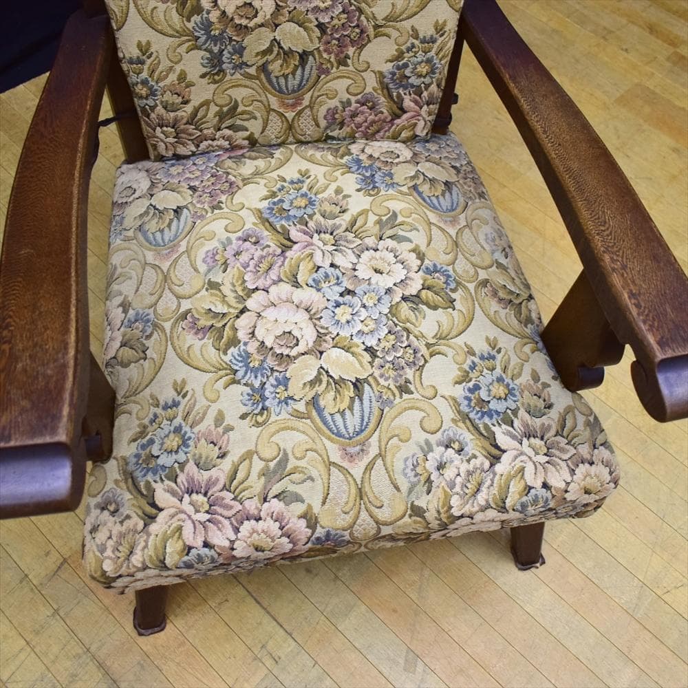 永田良介商店　神戸家具　オーク　アームソファ　1人掛け　1P　シングルソファ