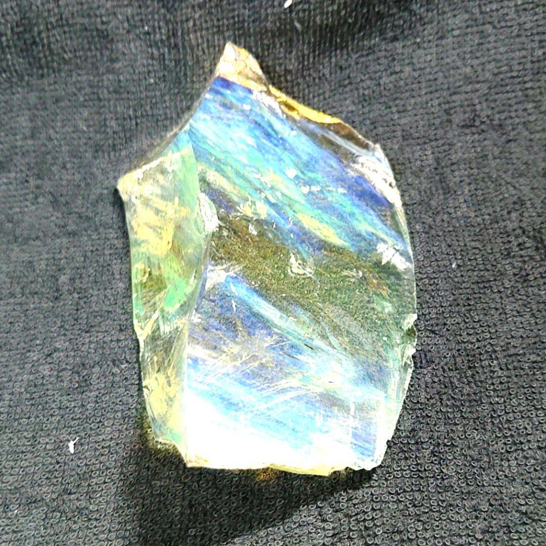 ☆クリアオブシディアン原石カナリーイエロー☆☆☆天然ガラス