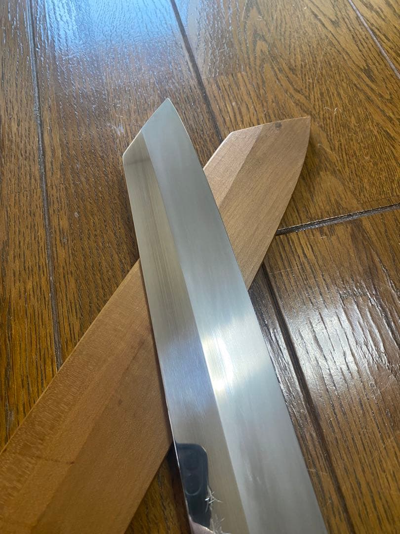 本焼 真改作 切付包丁 尺