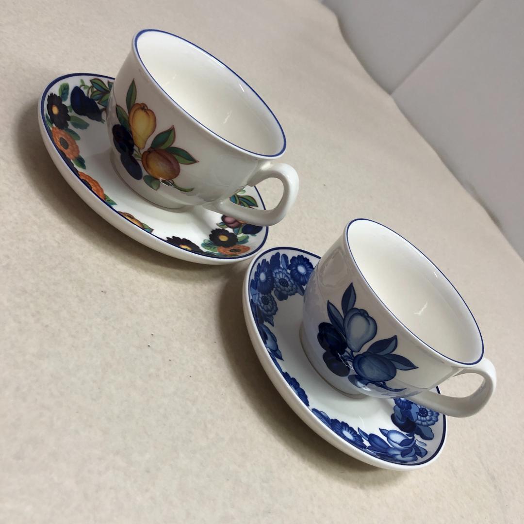 ロイヤルコペンハーゲン ゴールデンサマー カップ&ソーサー 2種セット