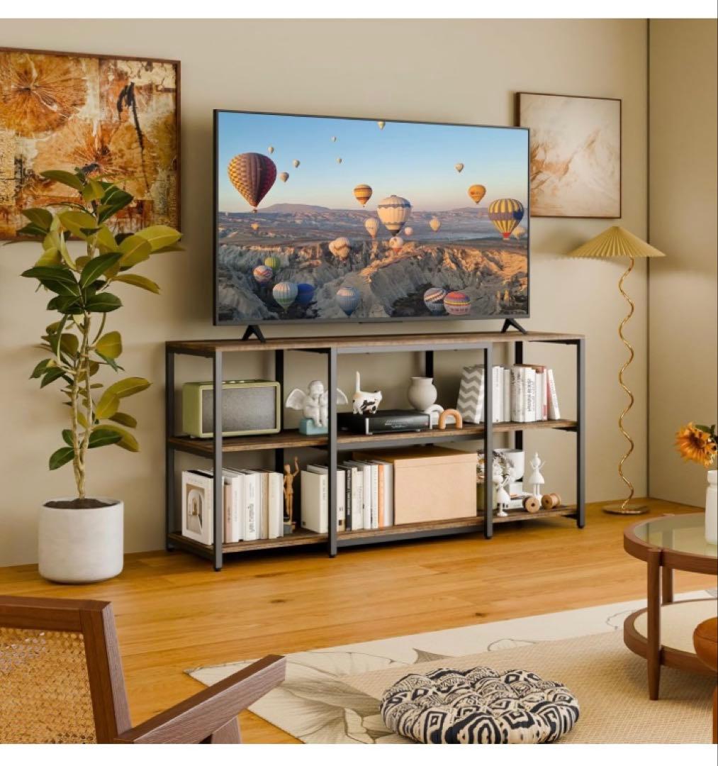 Aquzee 55型対応テレビ台 125cm幅 テレビスタンド 収納付き