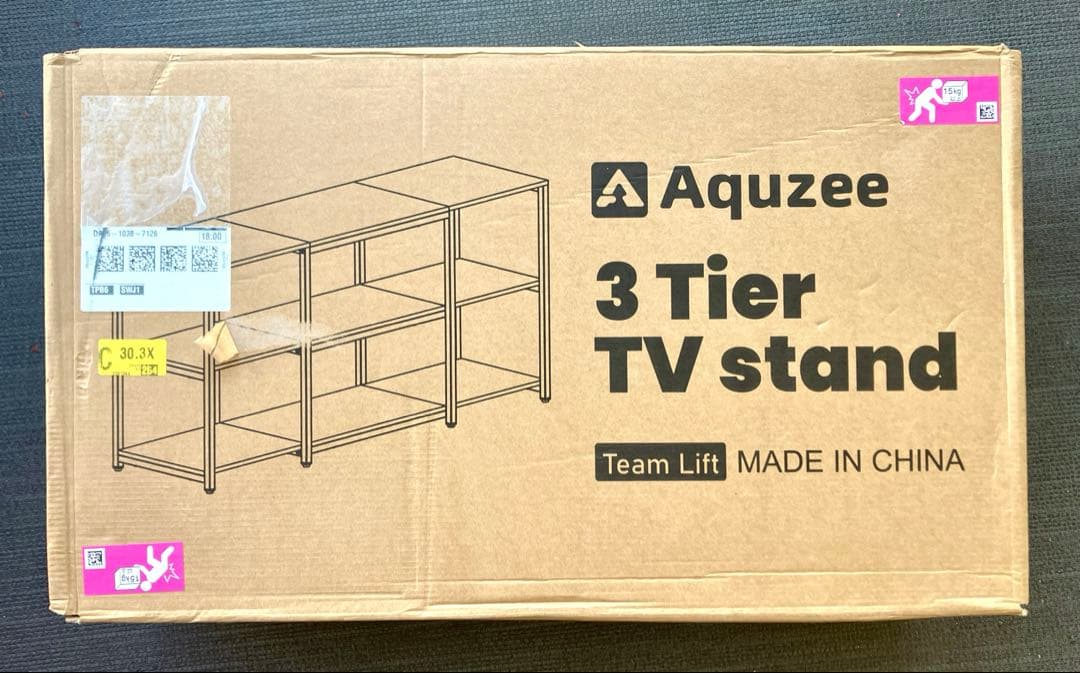 Aquzee 55型対応テレビ台 125cm幅 テレビスタンド 収納付き