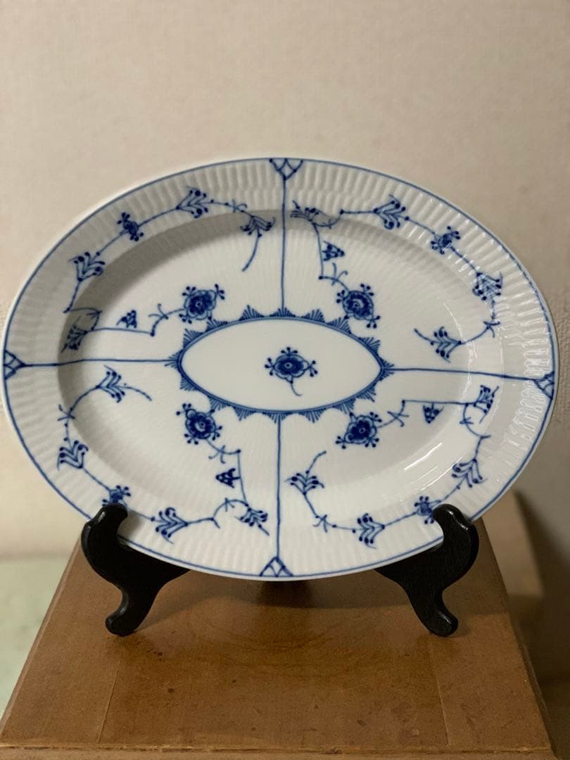 ロイヤルコペンハーゲン　ブルーフルーテッドプレインシリーズ3点セット、