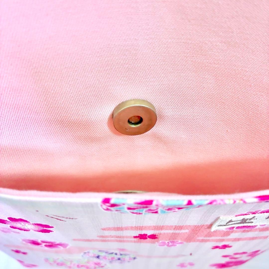 ★ちひろ★ ハンドメイドショルダーバッグ&マスク6枚 M28