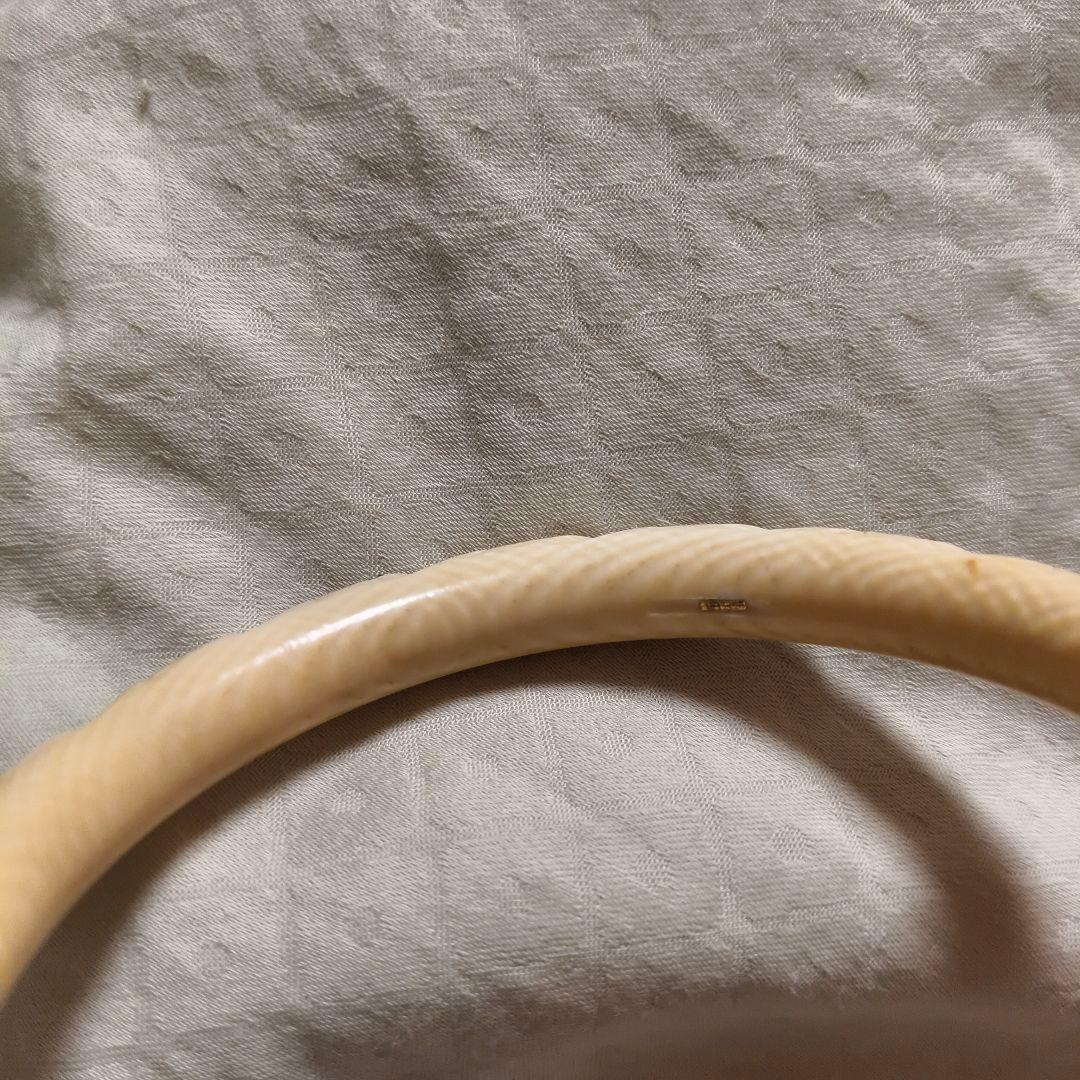バングル 刻印585? 19k? 天然素材 骨董 美術品 アンティーク - メルカリ