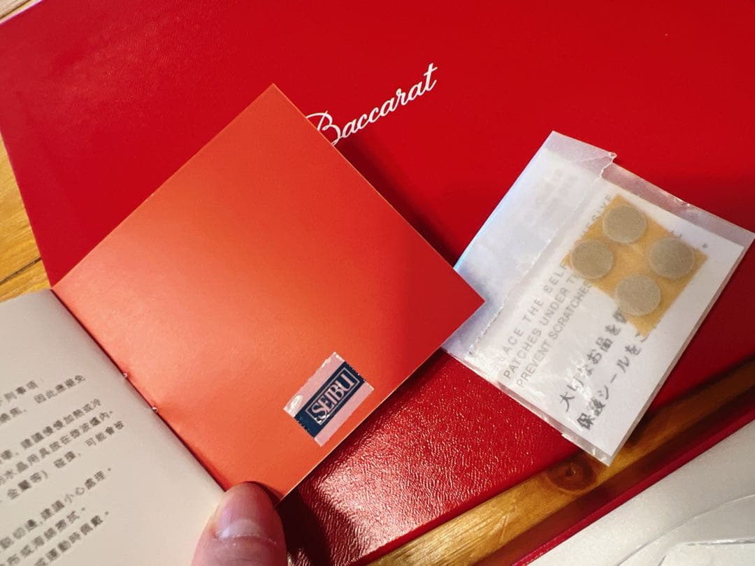 Baccarat バカラ スウィングプレート L 2点セット