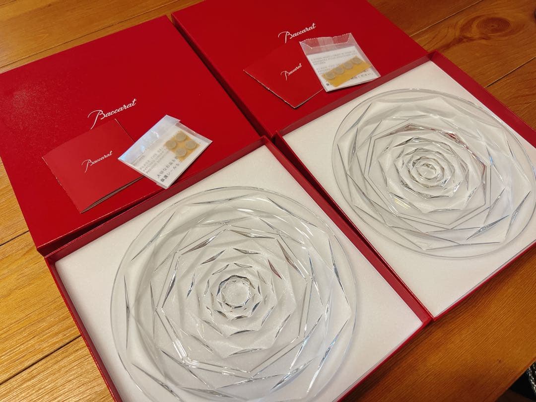 Baccarat バカラ スウィングプレート L 2点セット