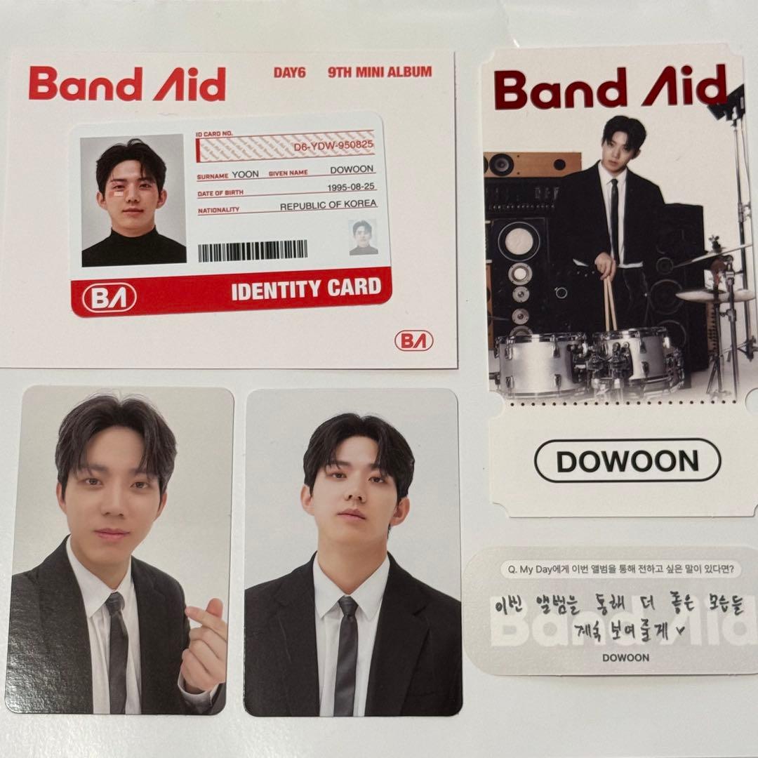DAY6 ドウン BANDAID トレカセット - メルカリ