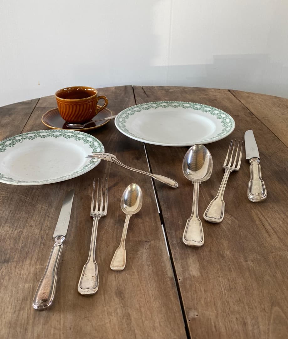 フランス アンティーク カトラリーセット テーブルウェア ヴィンテージ セット