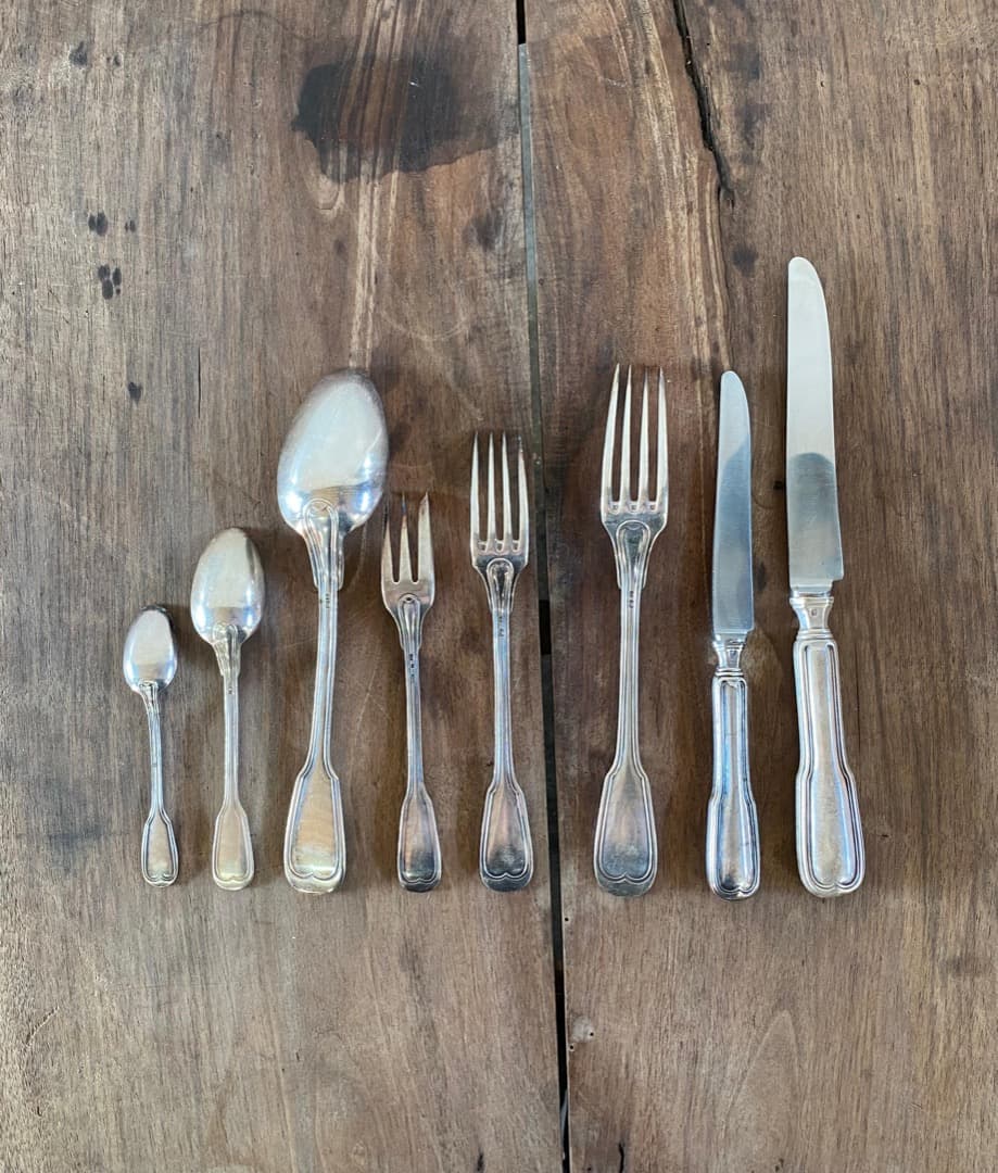 フランス アンティーク カトラリーセット テーブルウェア ヴィンテージ セット