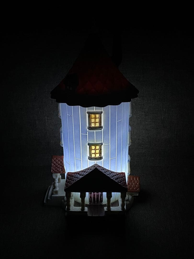 レア☆ムーミン屋敷LED（ミニフィギュアセット）　加藤工芸