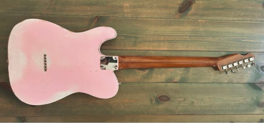 fender JAPAN テレキャスター レリック シェルピンク - メルカリ