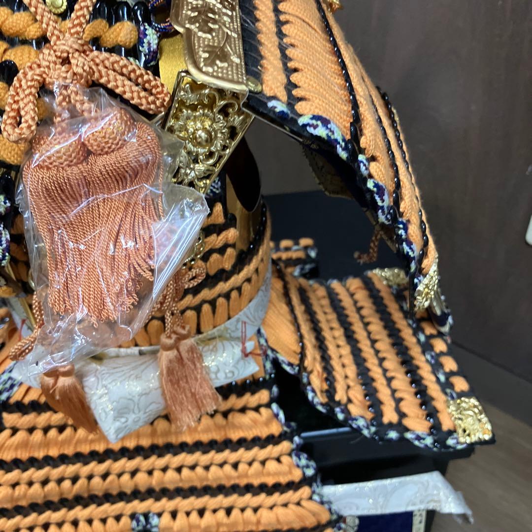 E-壁 古代大鎧 比叡奴 (比叡奴) 三郎作 兜飾り 五月人形 端午の節句 置物