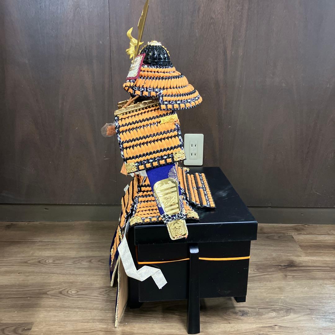 E-壁 古代大鎧 比叡奴 (比叡奴) 三郎作 兜飾り 五月人形 端午の節句 置物