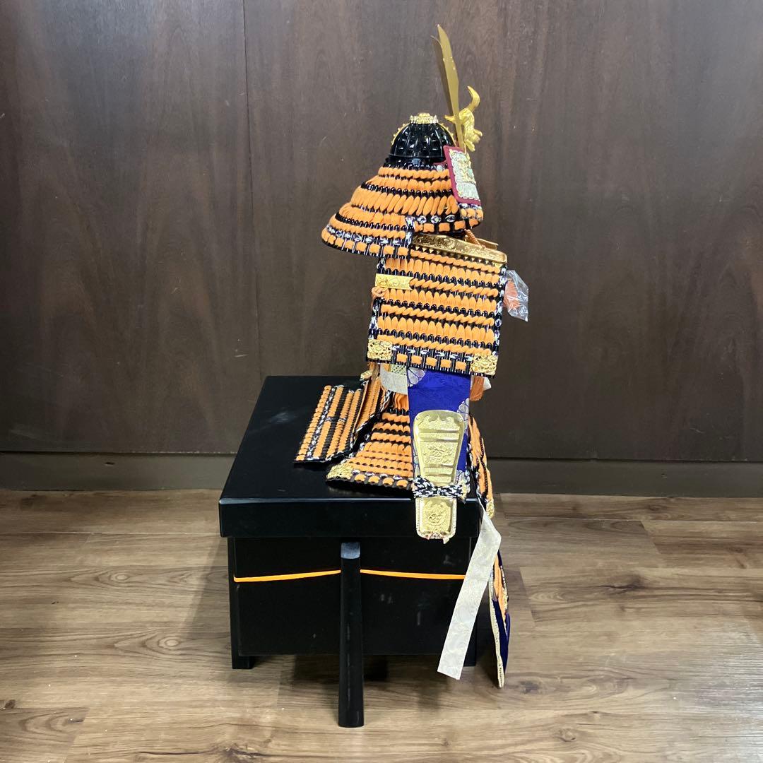 E-壁 古代大鎧 比叡奴 (比叡奴) 三郎作 兜飾り 五月人形 端午の節句 置物