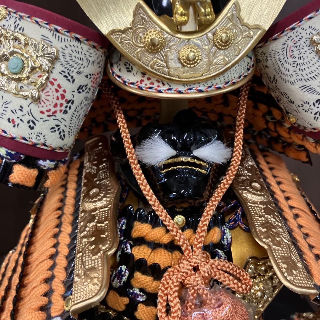 E-壁 古代大鎧 比叡奴 (比叡奴) 三郎作 兜飾り 五月人形 端午の節句 置物