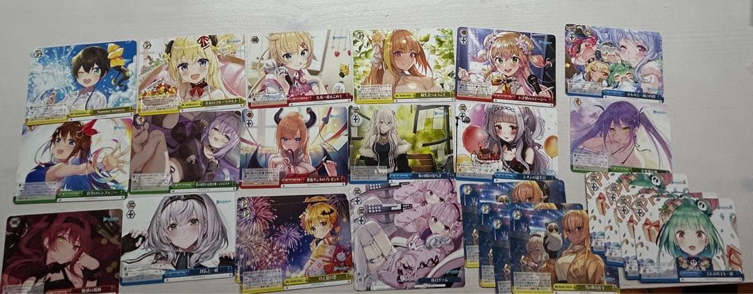 ホロライブ　ヴァイシュツバルツ　Reバース　サイン入りカード